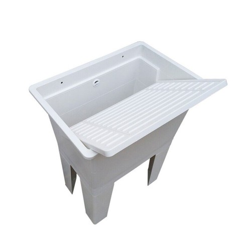 Monoblocco Mobile Lavatoio 60x42 Pilozzo da Esterno Acquaio in Resina