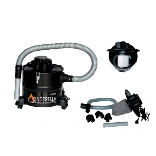 Aspiracenere Cinderella 900w Cenere Stufe Camini Legna Pellet Filtro con Sacco
