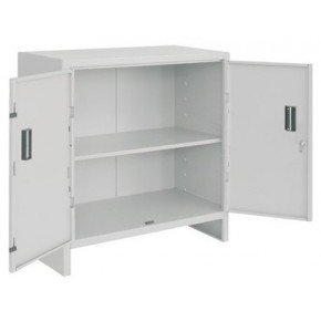 Armadietto in acciaio 100x80 con Ripiano interno Serratura e Maniglie