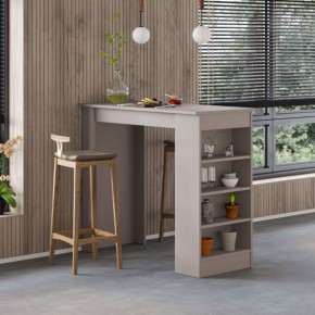 Penisola da Cucina Tavolo alto con Piano Struttura Marrone