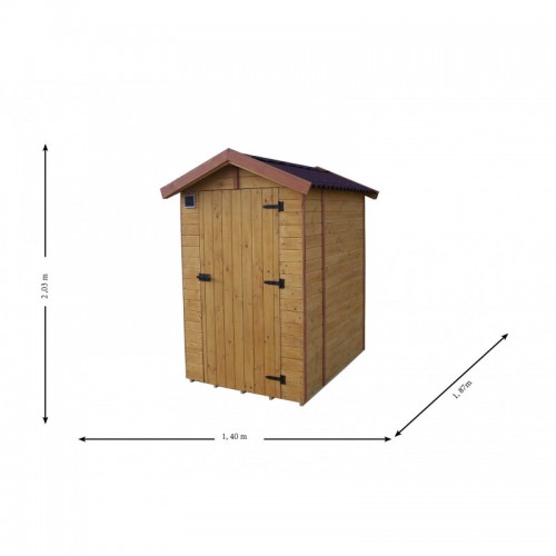 Casetta in Legno uso Bagno 140x190 cm