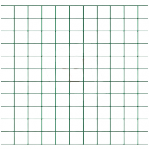 Rete per Recinzioni in Plastica 25x1,5 m Maglia 12x12 mm Verde