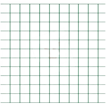 Rete per Recinzioni in Plastica 25x1,5 m Maglia 12x12 mm Verde
