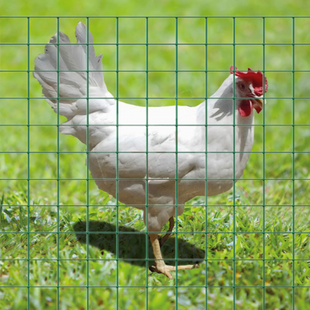 Rete per Recinzioni in Plastica 25x1,5 m Maglia 12x12 mm Verde