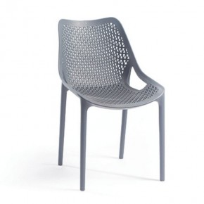 Sedia da Giardino in Polipropilene Grigio