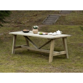 Tavolo 240x90 cm in Legno da Giardino 2