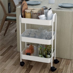 Carrello da cucina Multiuso Bianco 2