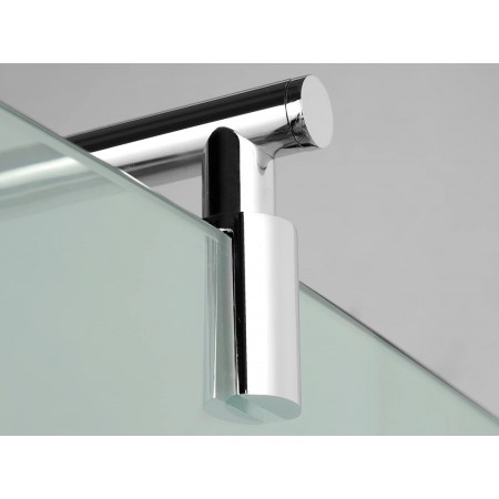 Parete Doccia Fissa 8 mm Walk In 80 90 100 110 120 Box Lato Anta Cristallo Vetro