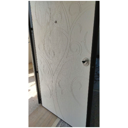 Porta Blindata con Pannello Bianco Pantografato per Esterno Tree of Life
