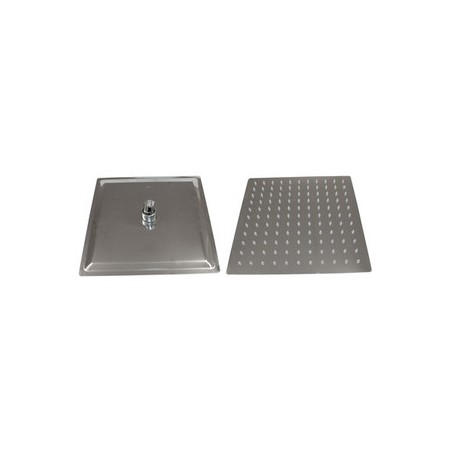 Soffione in acciaio Inox cromato 200x200 mm