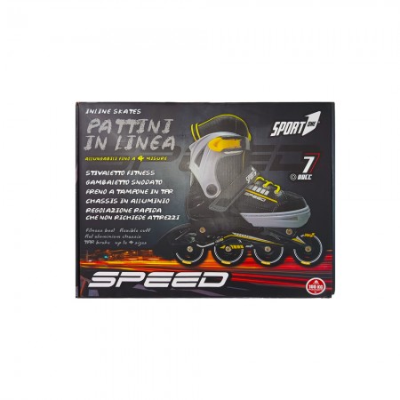 Pattini per bambini Speed taglia 31 - 34 a 4 ruote in linea