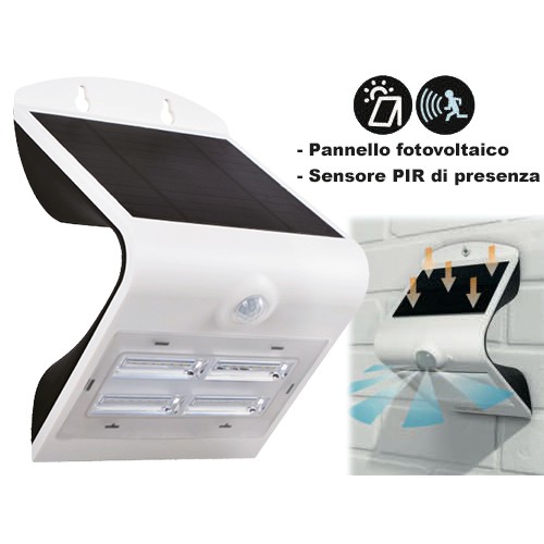 Globex Faro Led con Pannello Solare 200 W