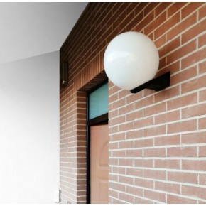 2 Applique a Sfera da Muro da Esterno 25 cm Opaca 2
