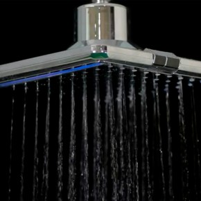 Soffione a Led Quadrato per doccia 25x25 cm 2