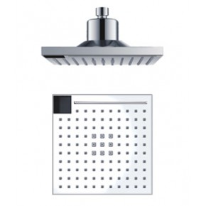 Soffione a Led Quadrato per doccia 22x22 cm Sensore infrarossi