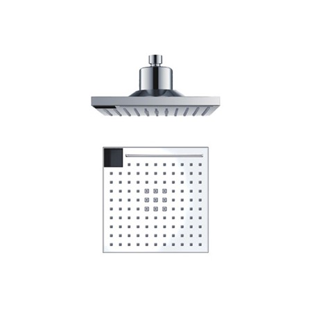 Soffione a Led Quadrato per doccia 22x22 cm Sensore infrarossi