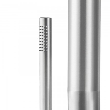 Doccia in acciaio inox da parete per esterno 316l