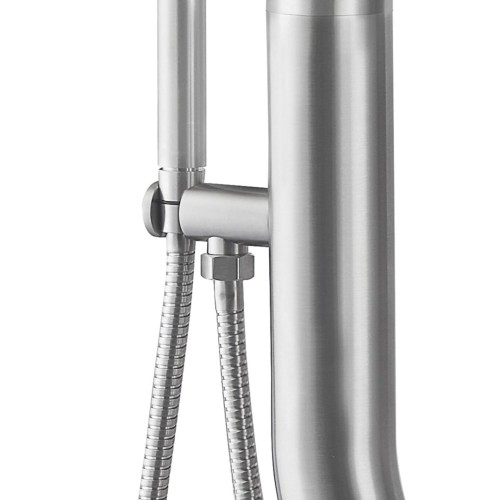 Doccia in acciaio inox da parete per esterno 316l