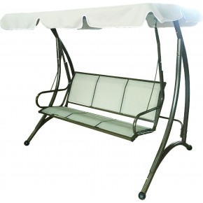 Dondolo 3 Posti da Giardino Terrazzo 194x119 cm