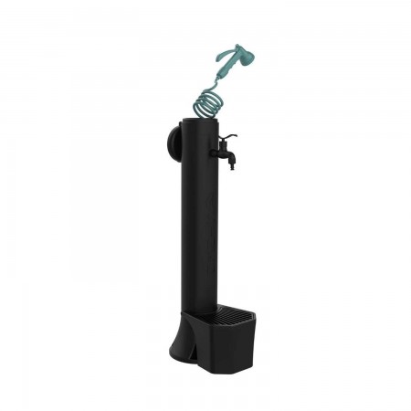 Fontana Nera con Cestello e tubo flessibile