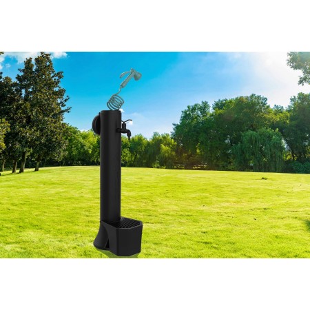 Fontana Nera con Cestello e tubo flessibile