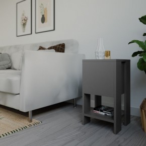 Comodino Antracite con Anta a Ribalta 30x30x55 2