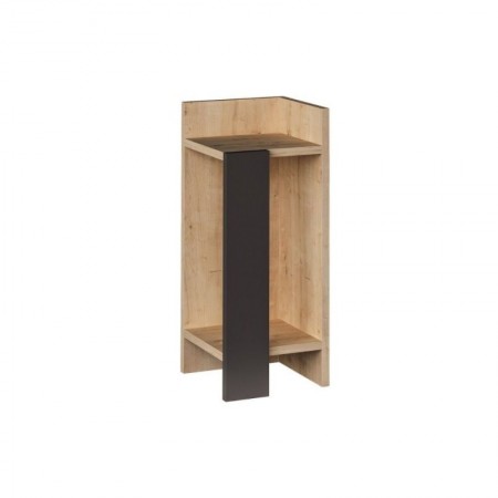 Tavolino comodino di Design Elos Destro in Rovere 27x25x60cm