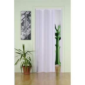 Porta a Soffietto Elegante in PVC Bianca 83x214