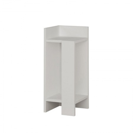 Tavolino Comodino Design Bianco da Interno