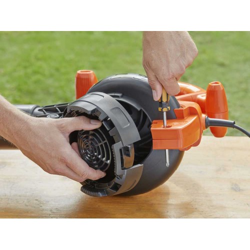 Soffiatore Elettrico Black+Decker Aspiratore e Trituratore 3000w