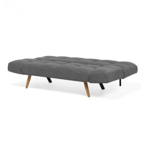 Divano Letto Pieghevole dube con braccioli in tessuto Grigio 2