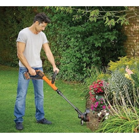 Tagliabordi a Batteria Black and Decker da Giardino 2 funzioni 18v 4ah