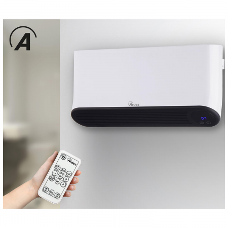 Termoconvettore Ceramico a Parete 2000W Stufetta e Ventilazione Estiva