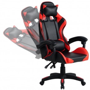 Poltrona da Gaming Nero e Rosso con Seduta e Alzata Regolabile 2