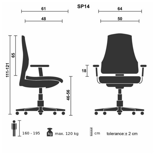 Poltrona da Ufficio Spring Nera con Schienale in Mesh e Poggiatesta