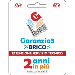 Estensione Garanzia3 BRICO - Proteggi i Tuoi Acquisti per 48 Mesi