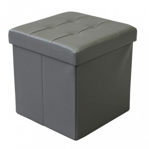 Pouf Contenitore Portaoggetti Quadrato Portaoggetti 38x38 cm