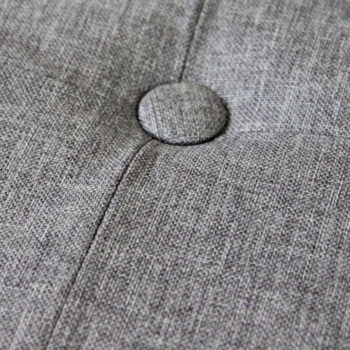 Pouf Contenitore Grigio Chiaro Quadrato 38x38x40 cm