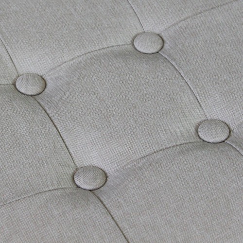 Pouf Contenitore Poggiapiedi Tortora Quadrato 38x38x40 cm