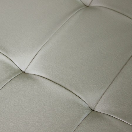 Pouf Contenitore Poggiapiedi in Ecopelle Rettangolare 76x38 cm