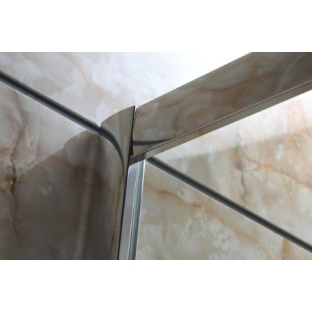 Box Doccia Tondo Semicircolare Vetro Cristallo 80x80 90x90 Angolare Scorrevole 4