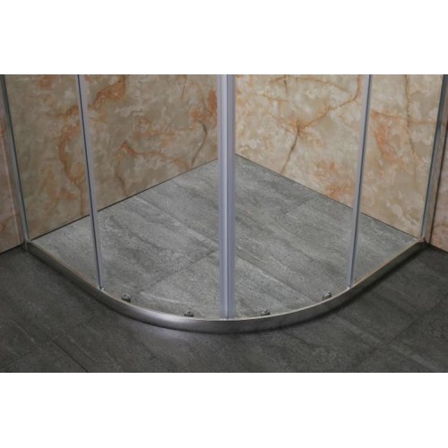 Box Doccia Tondo Semicircolare Vetro Cristallo 80x80 90x90 Angolare Scorrevole 4