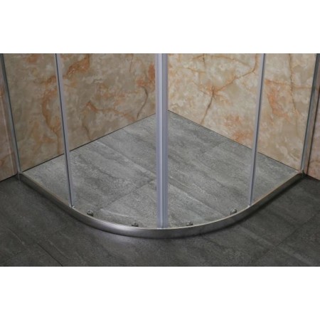 Box Doccia Tondo Semicircolare Vetro Cristallo 80x80 90x90 Angolare Scorrevole 4