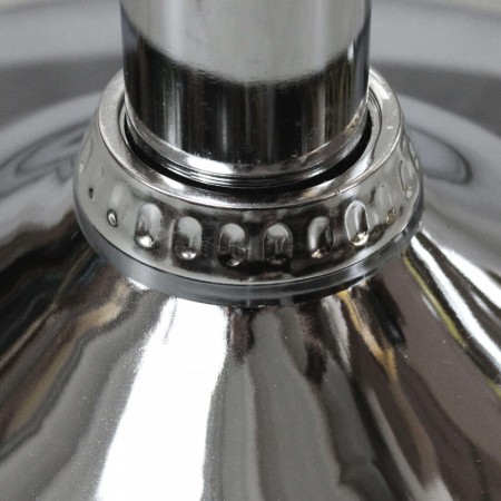 Set 2 Sgabelli in Velluto con Imbottitura Girevoli Grigio Regolabili con Schienale