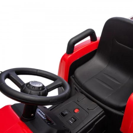 Trattore Elettrico 12V per Bambini con telecomando Rosso