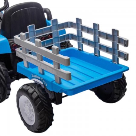 Trattore Elettrico 12V per Bambini con Telecomando Blu