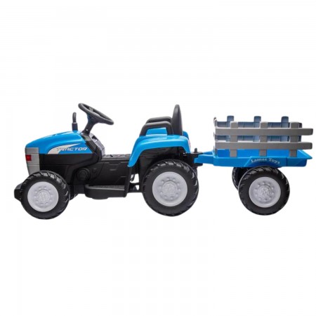 Trattore Elettrico 12V per Bambini con Telecomando Blu