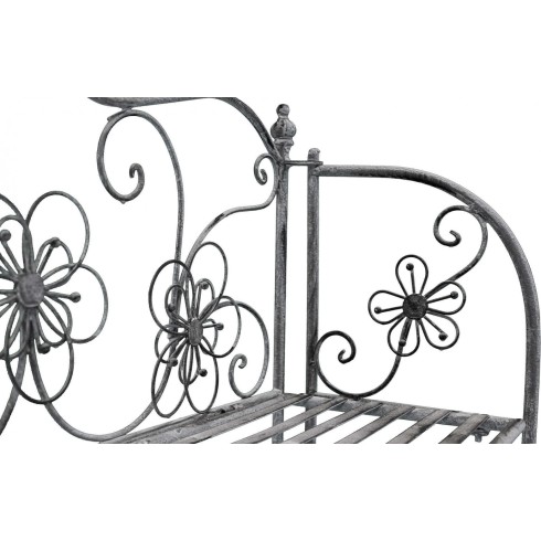 Scaffale in Metallo Antico 4 Ripiani Verniciato Bianco 60x31x158 cm