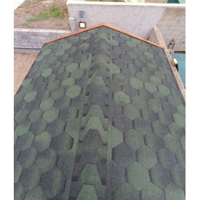 Tegole Canadesi Verde Rosso Bituminose per Tetto Legno Casette Gazebo Pergole 2