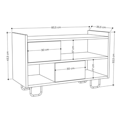 Panca Scarpiera in Legno con Cuscino Imbottito Mobile Ingresso Rovere